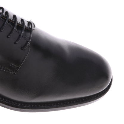 Derbies en cuir noir