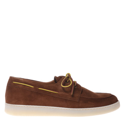 Burnt suede loafer