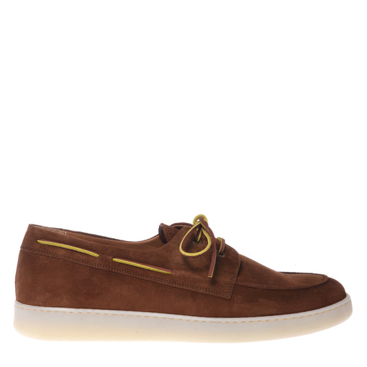 Burnt suede loafer