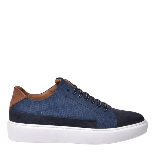 Blue canvas sneaker