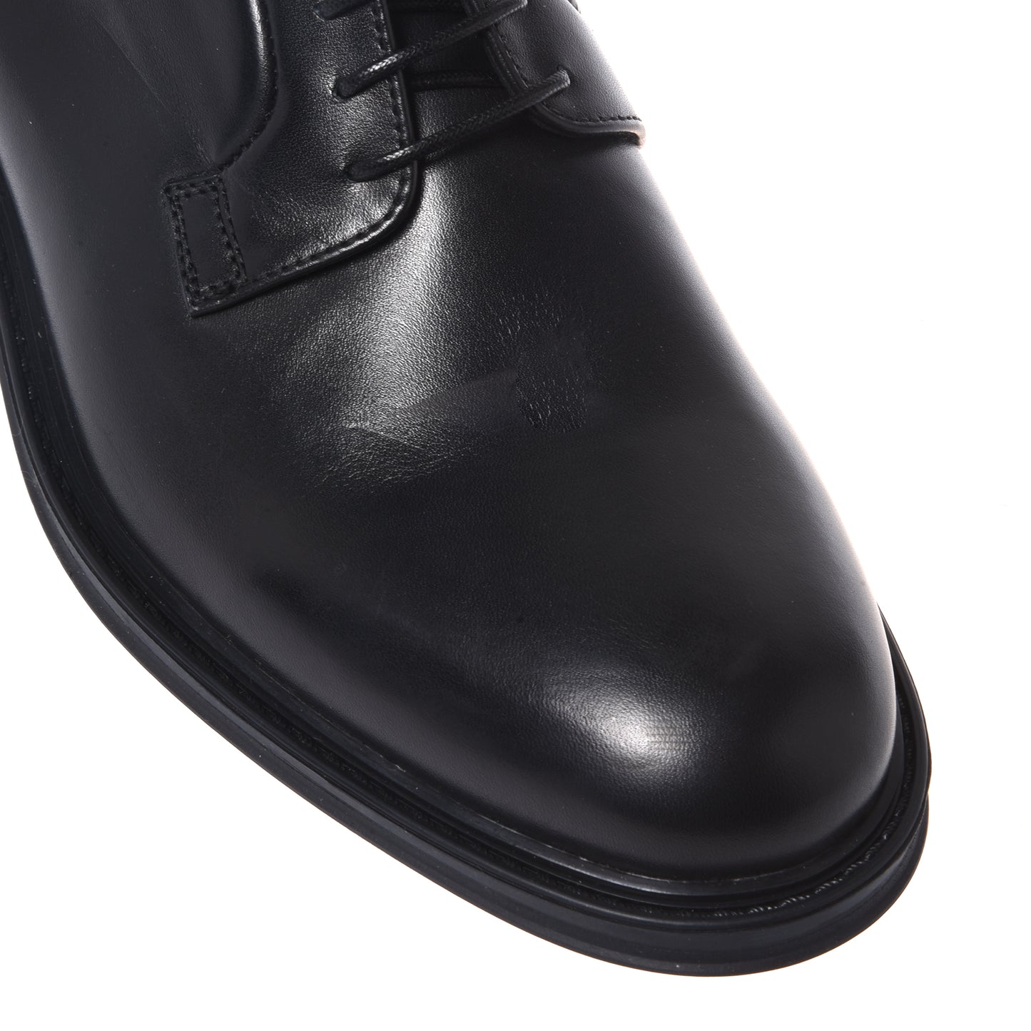 Scarpe stringate in pelle nera