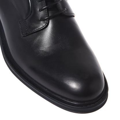 Scarpe stringate in pelle nera