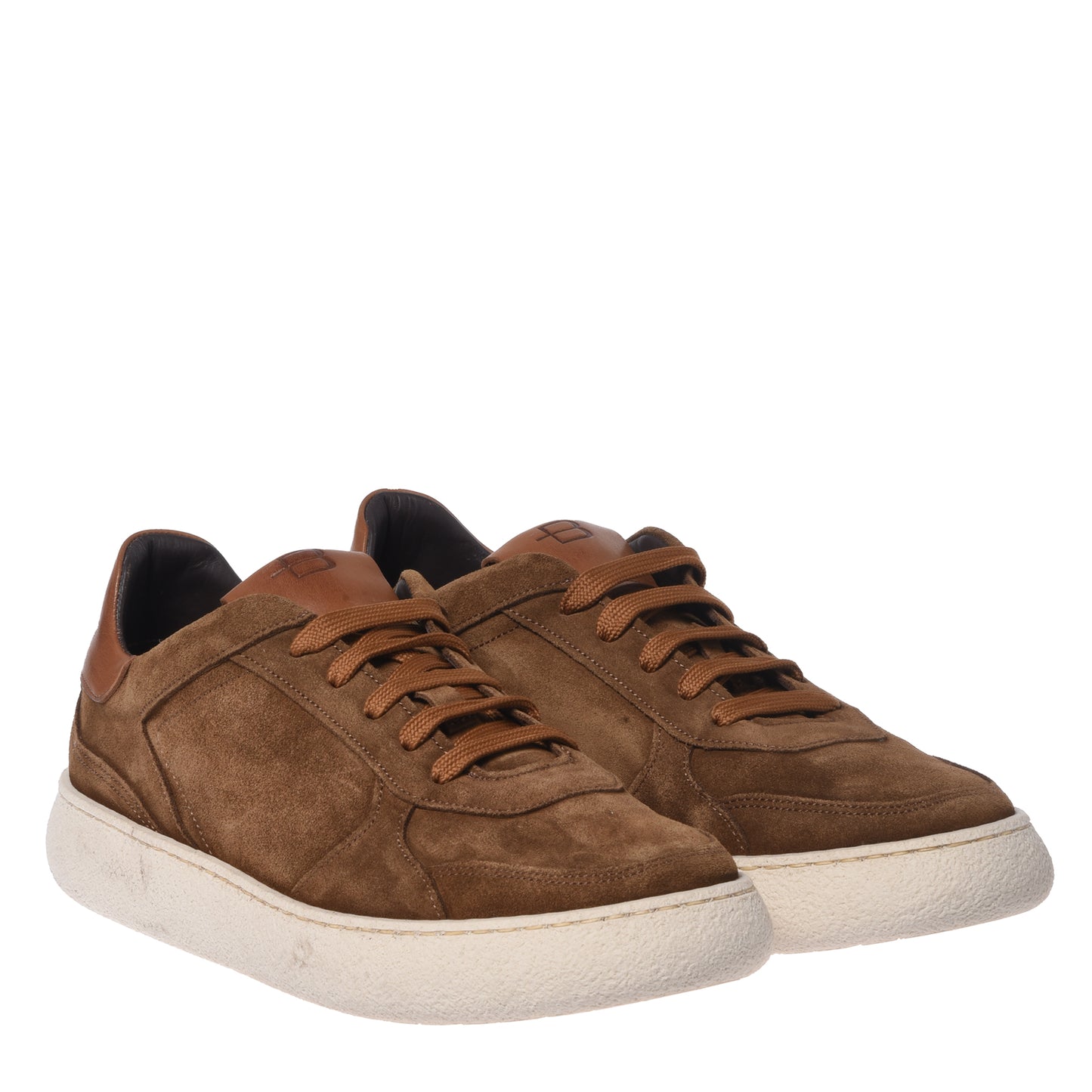 Brown suede sneakers
