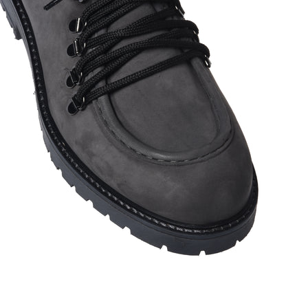 grey nubuck derbies