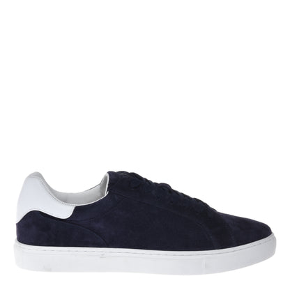 Blue suede sneaker