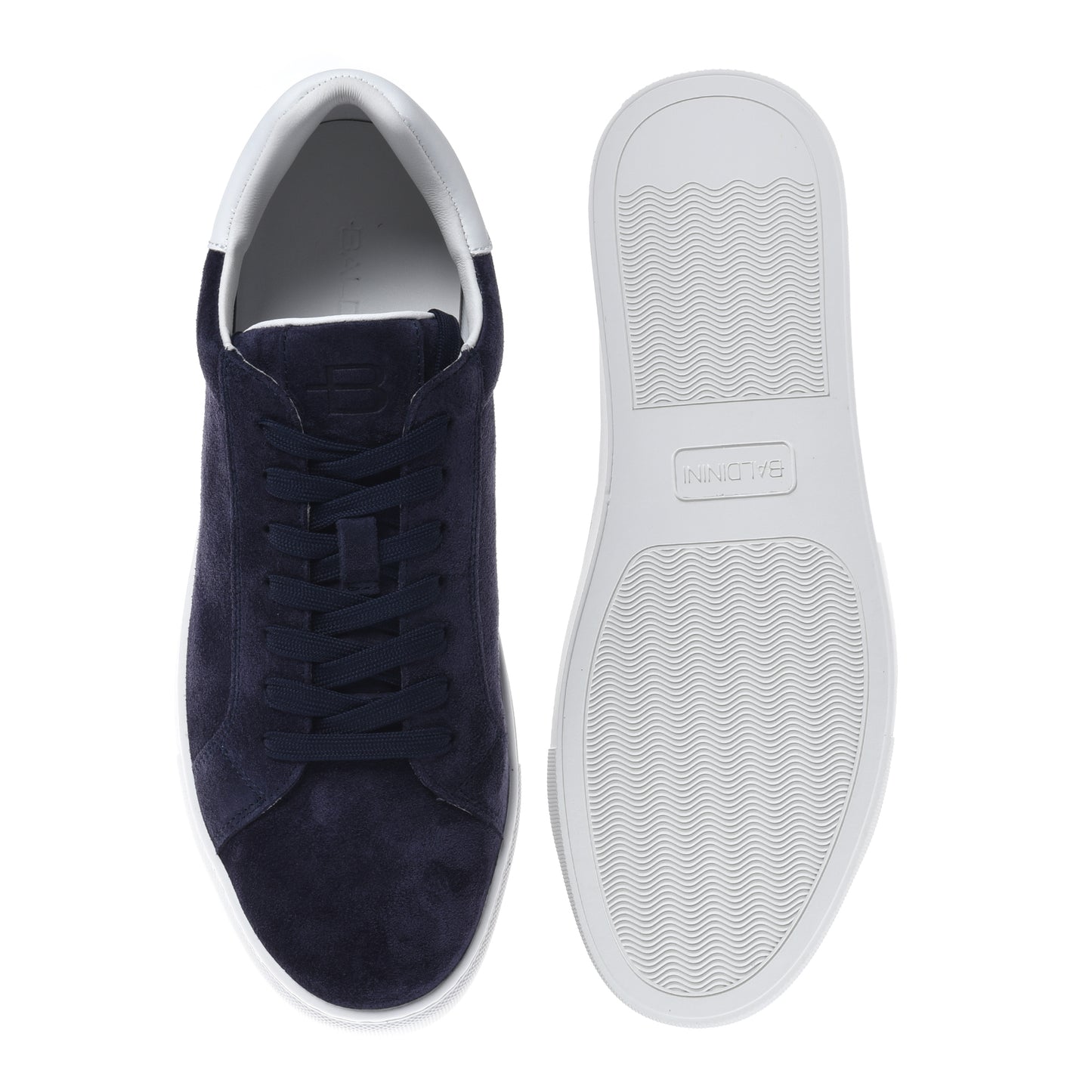 Blue suede sneaker