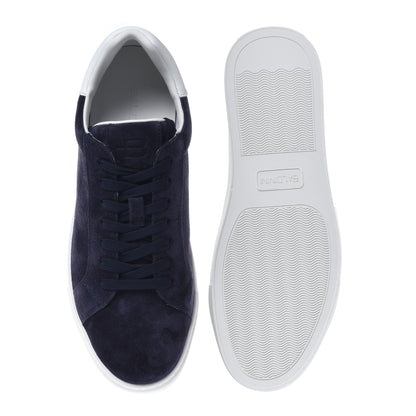 Blue suede sneaker