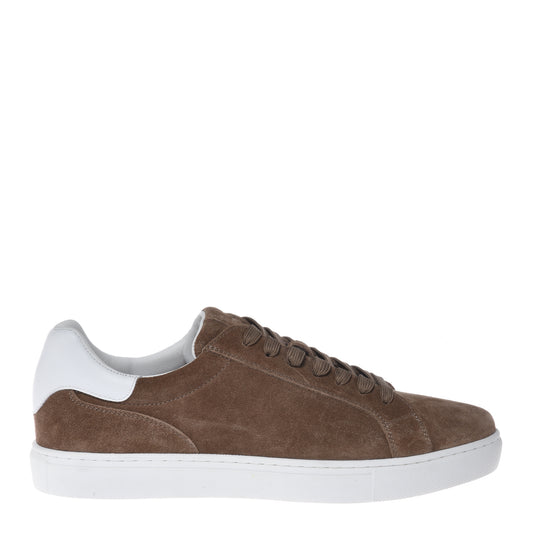 Taupe suede sneaker
