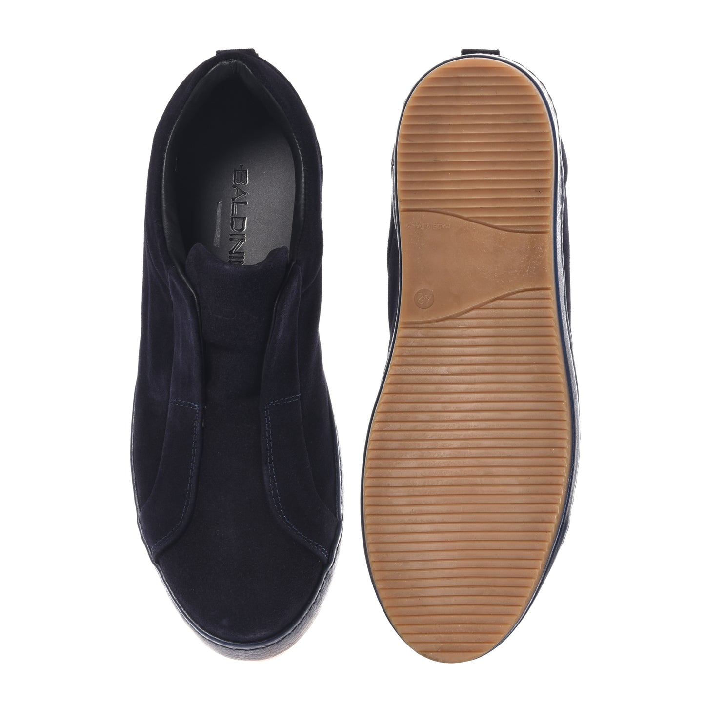 Scarpe da ginnastica in camoscio blu