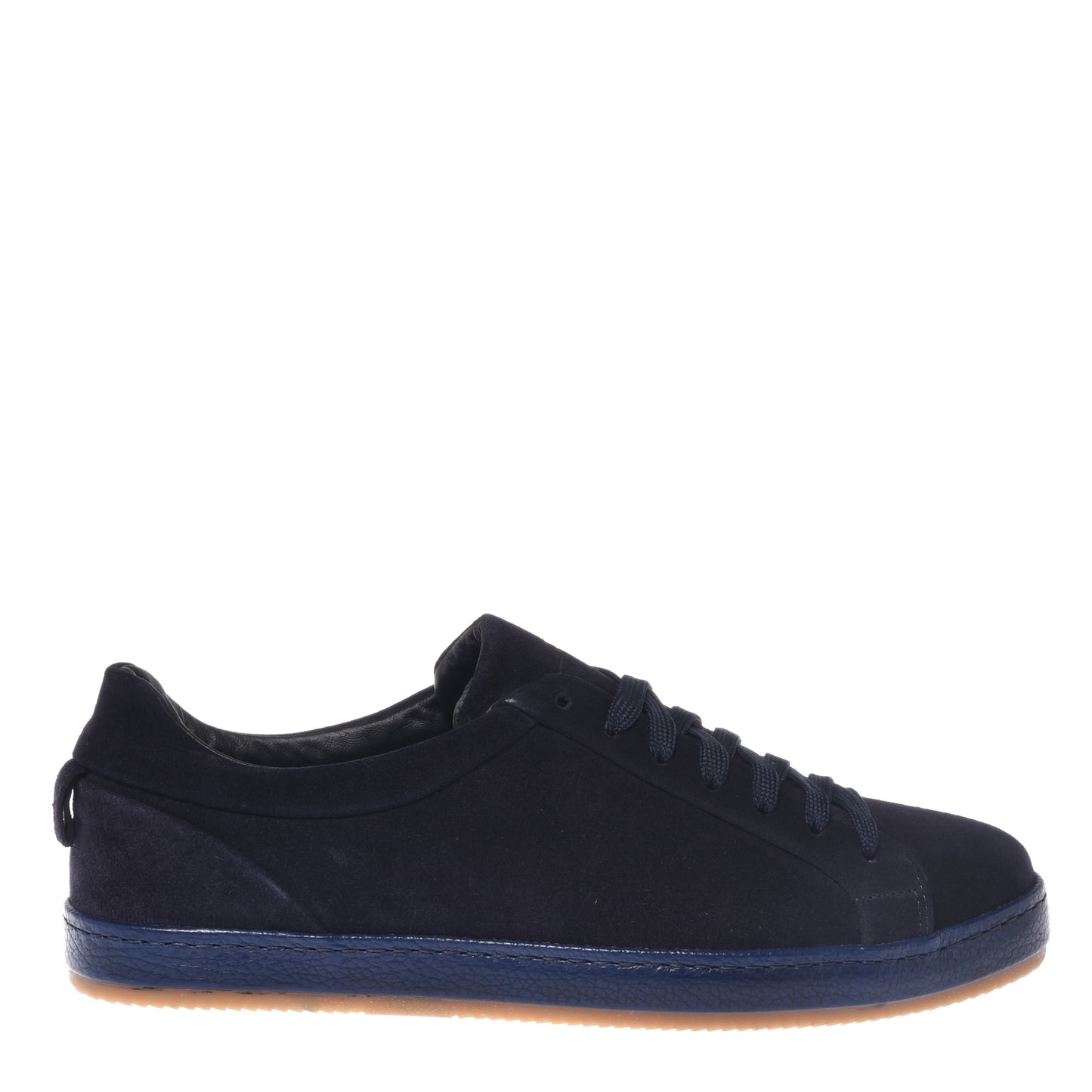 Sneakers bleues en daim