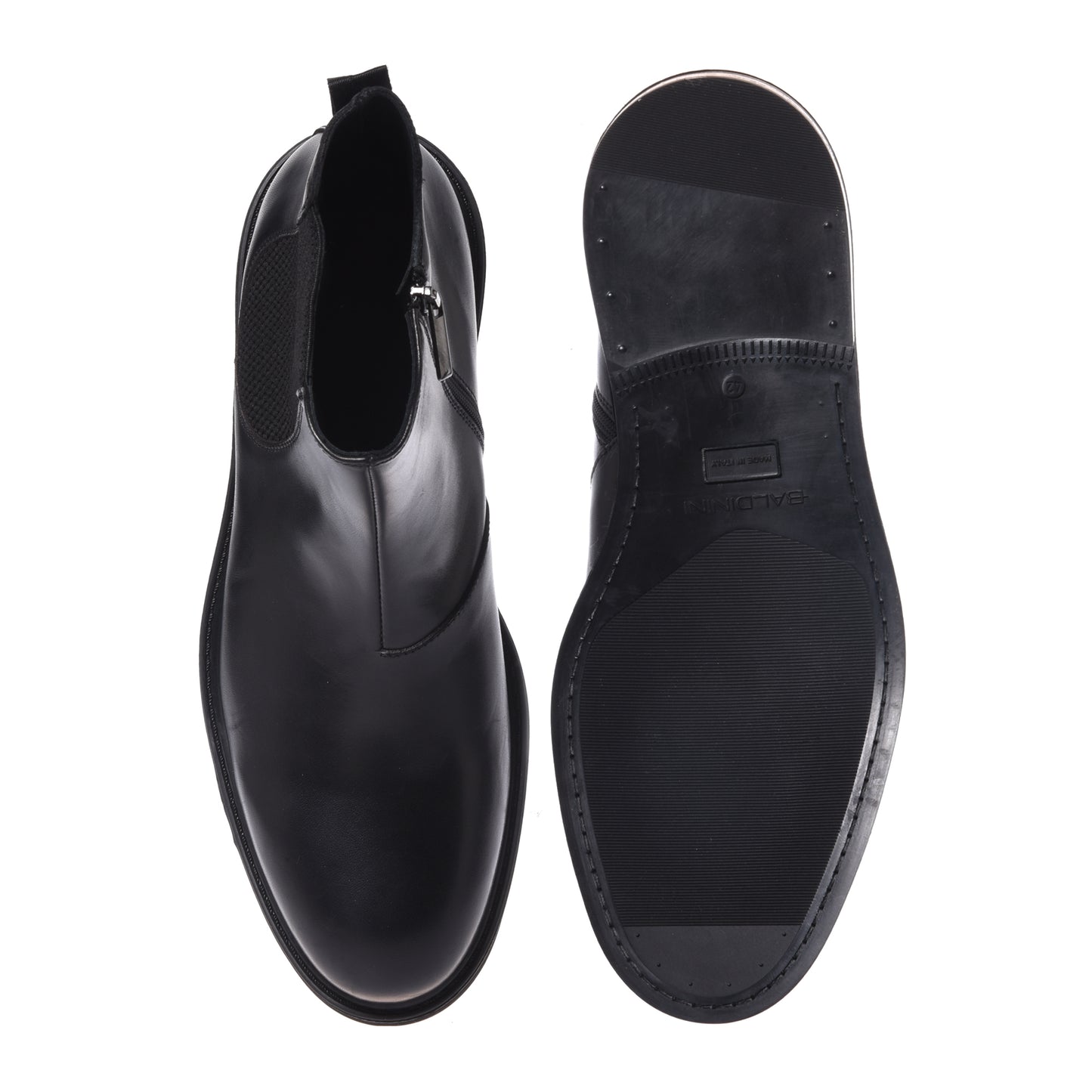 Stivaletti in pelle nera