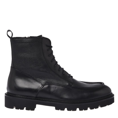 Rangers in pelle nera e pelle bottalata