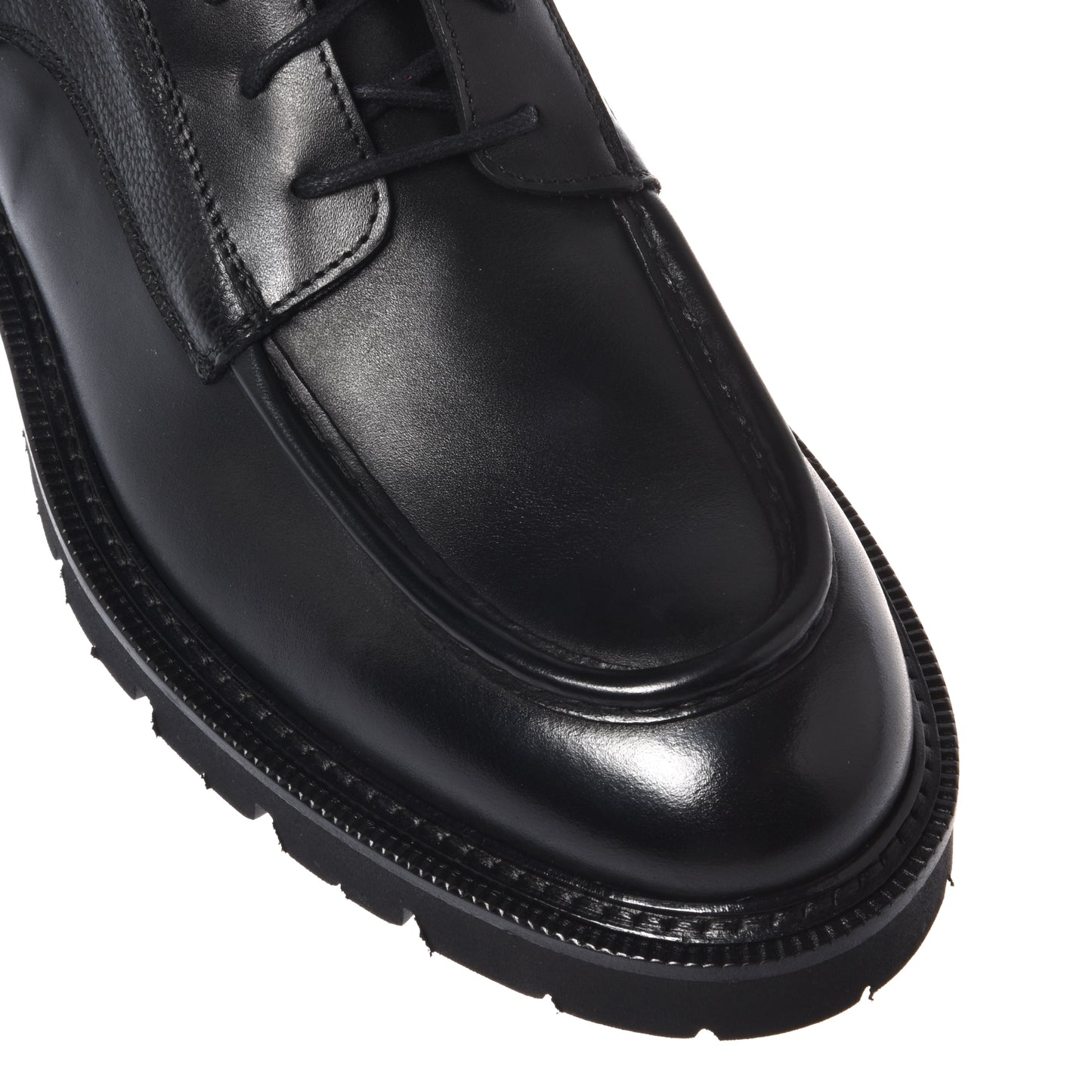 Rangers in pelle nera e pelle bottalata