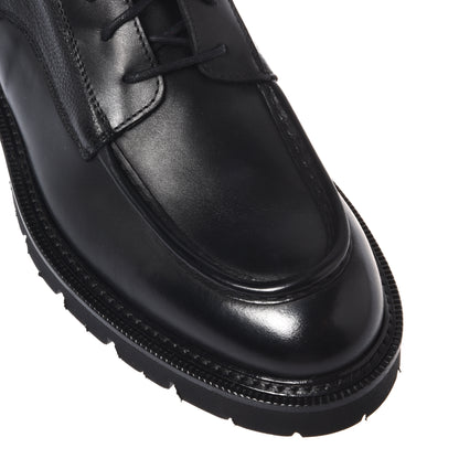 Rangers in pelle nera e pelle bottalata