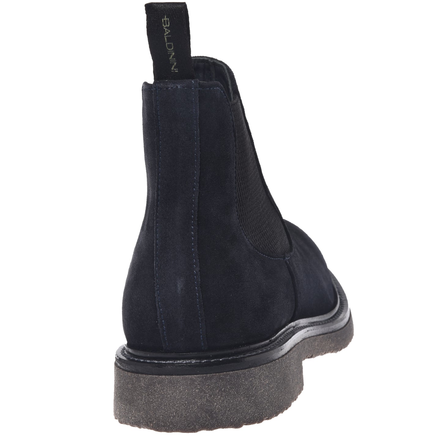 Bottines bleues en daim