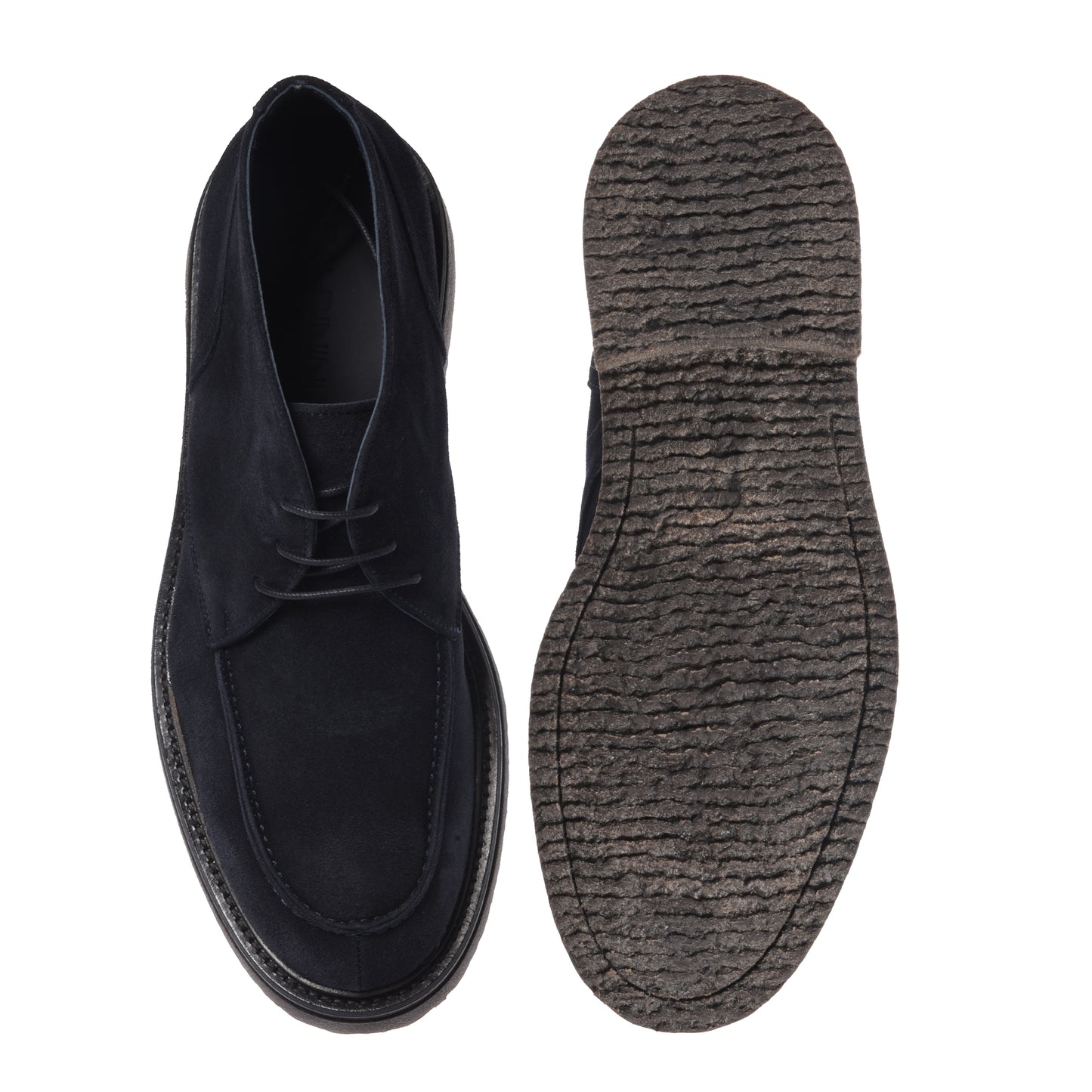 Stivaletti in pelle scamosciata blu