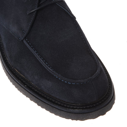 Stivaletti in pelle scamosciata blu