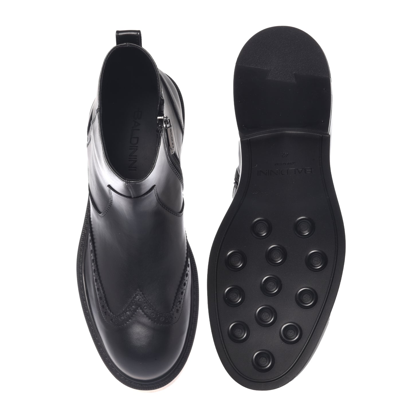 Stivaletti in pelle nera