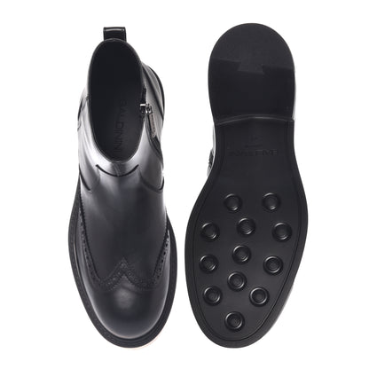 Stivaletti in pelle nera