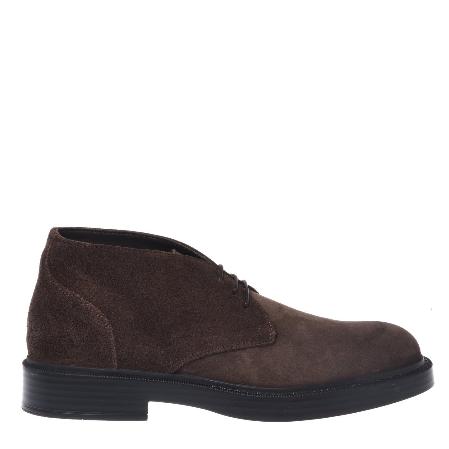 Chaussures Oxford marron foncé en daim