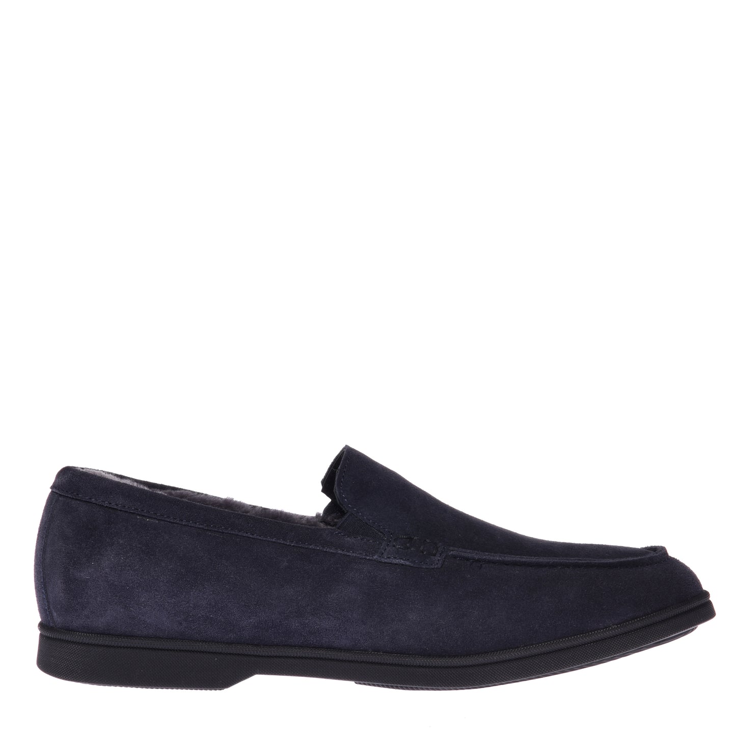 Slip-ons bleu en daim