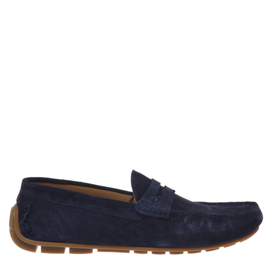 Blue Suede Loafer