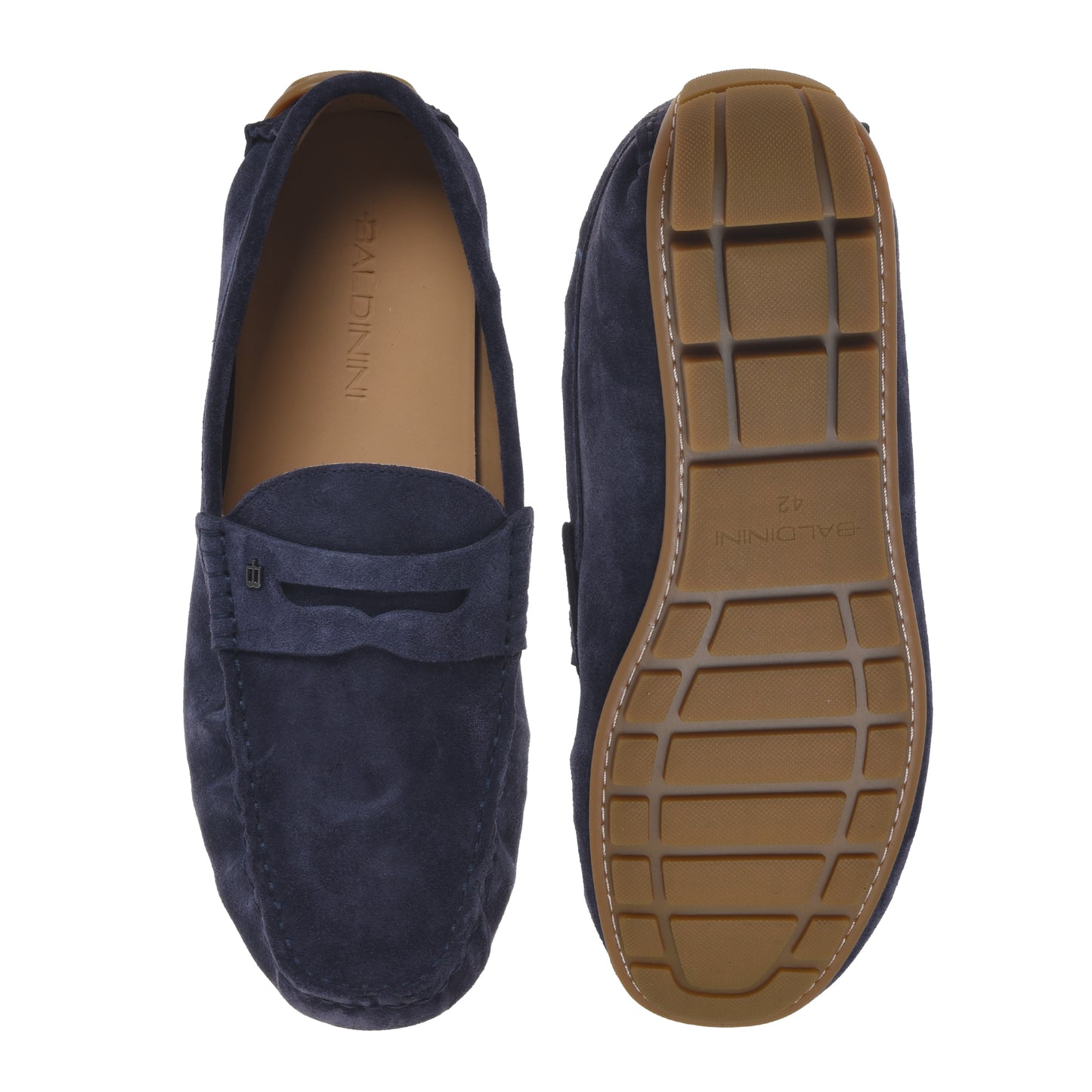 Blue Suede Loafer
