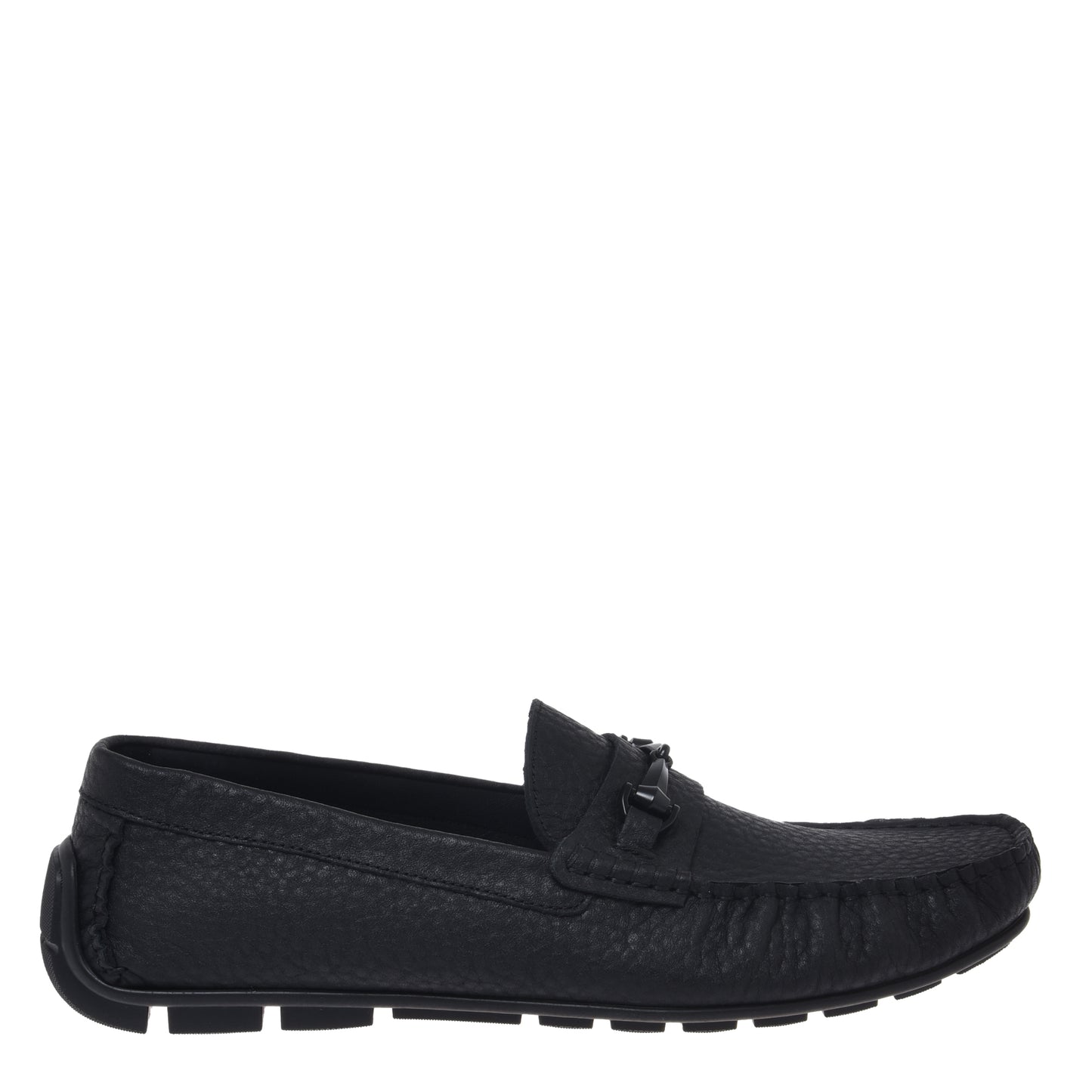 Mocassin en cuir suédé noir