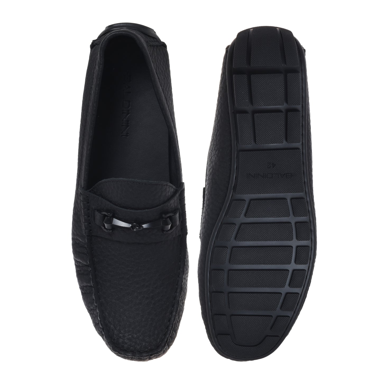 Mocassin en cuir suédé noir