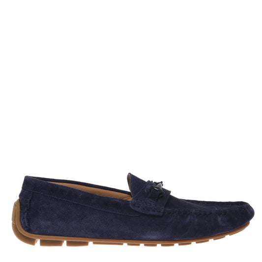 Blue Suede Loafer