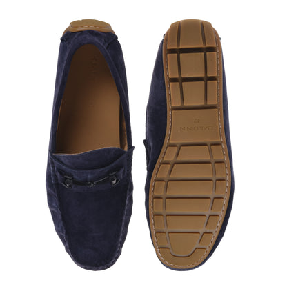 Blue Suede Loafer