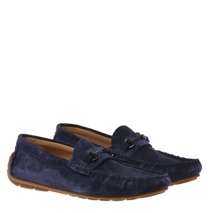 Blue Suede Loafer