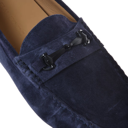 Blue Suede Loafer
