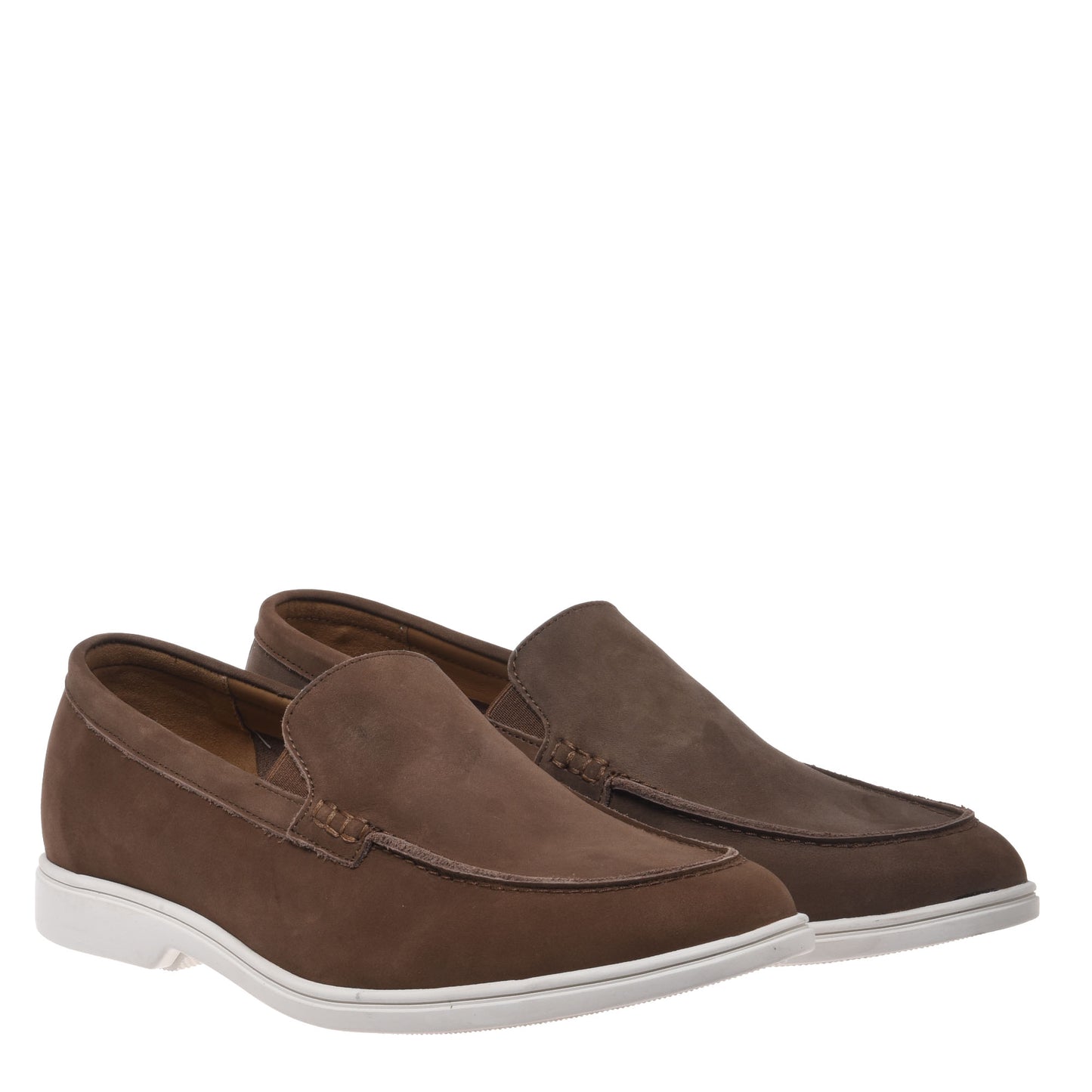 Brown nubuck loafer