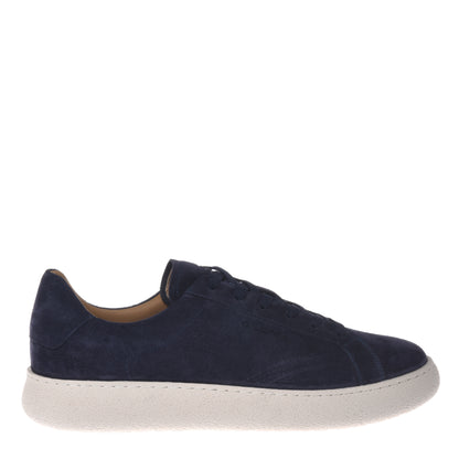 Blue suede sneaker