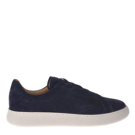 Blue suede sneaker