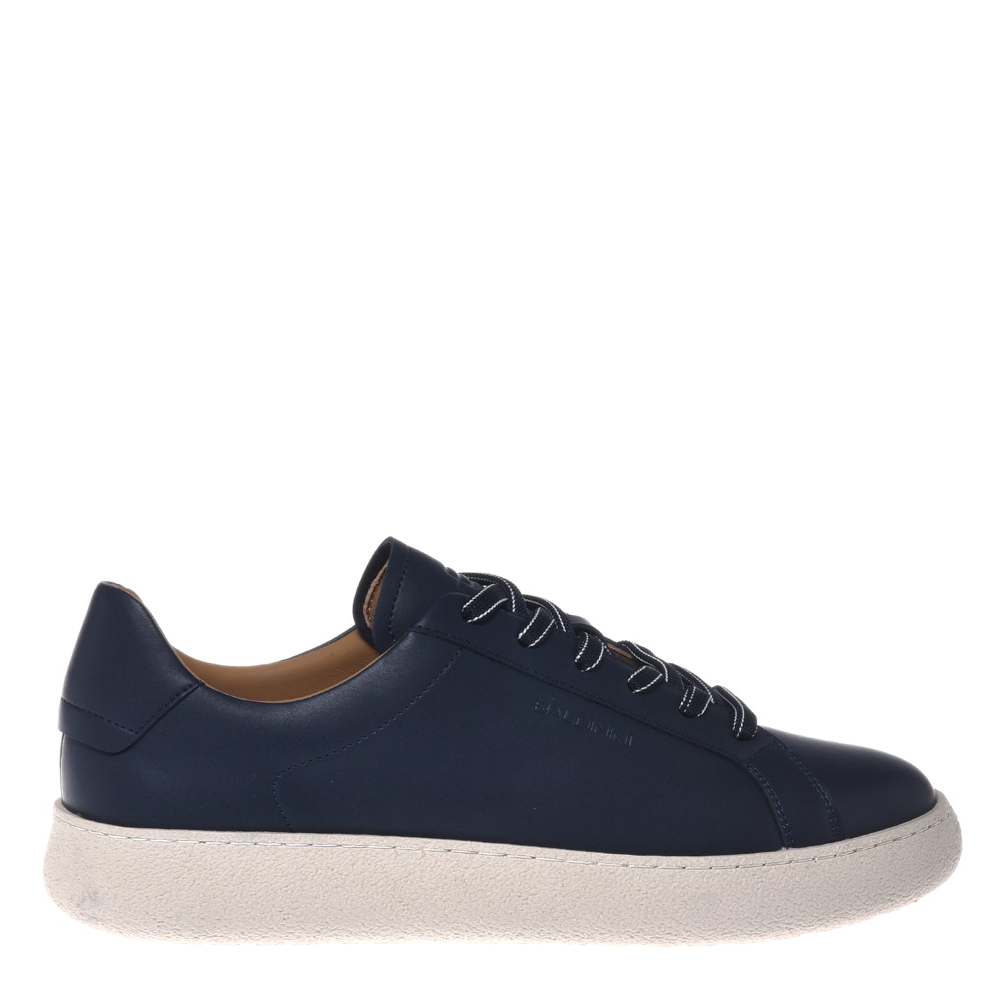 Blue leather sneaker