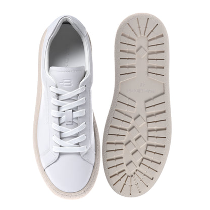 White leather sneaker
