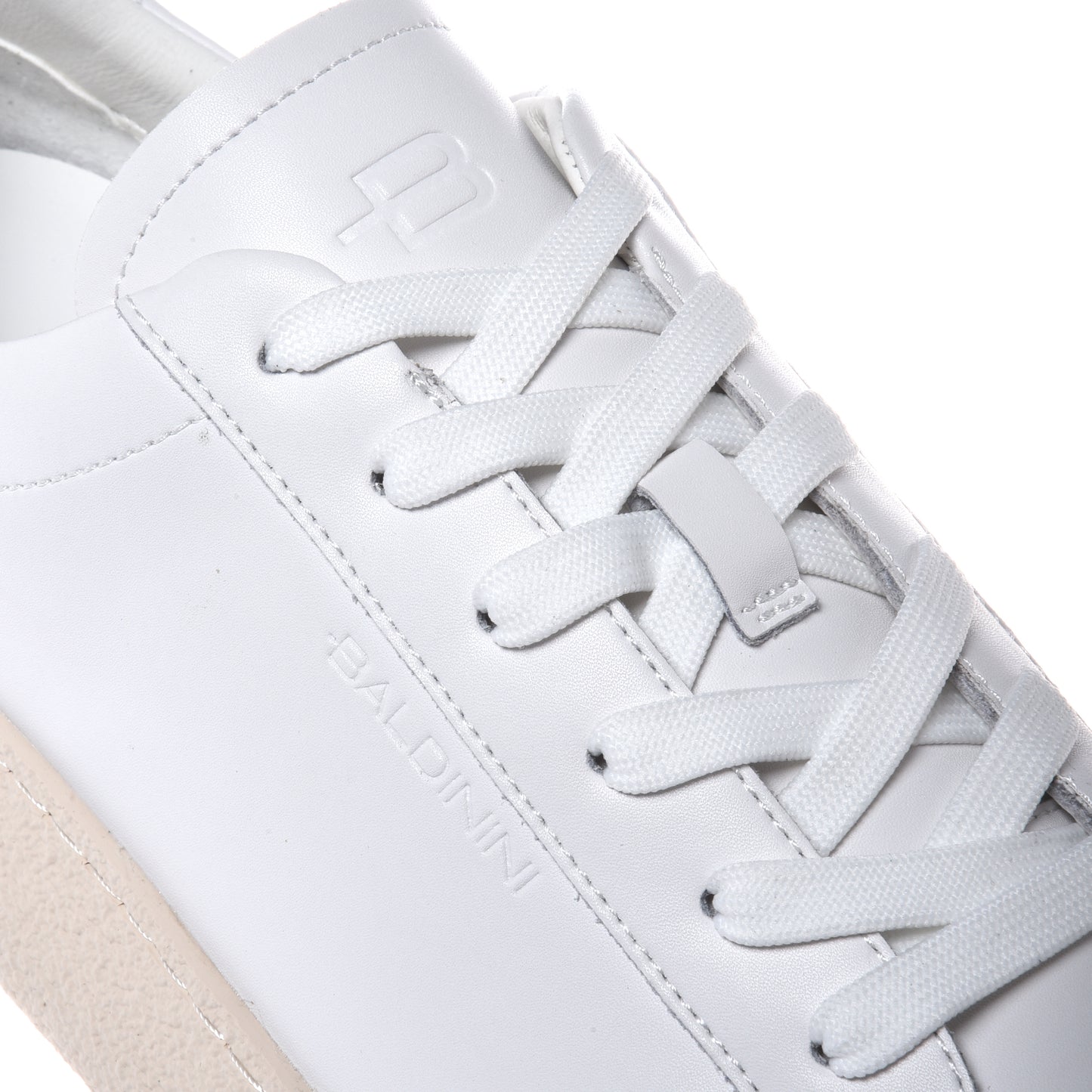 White leather sneaker
