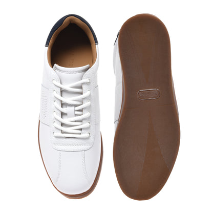 White leather sneaker