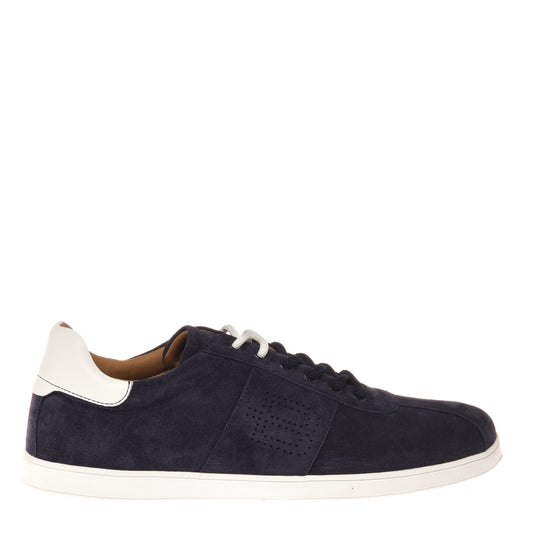 Blue suede sneaker