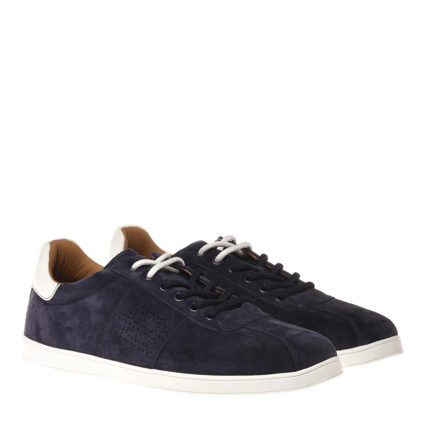 Blue suede sneaker