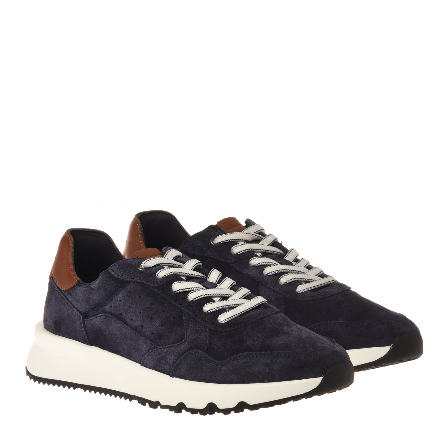 Blue suede sneaker