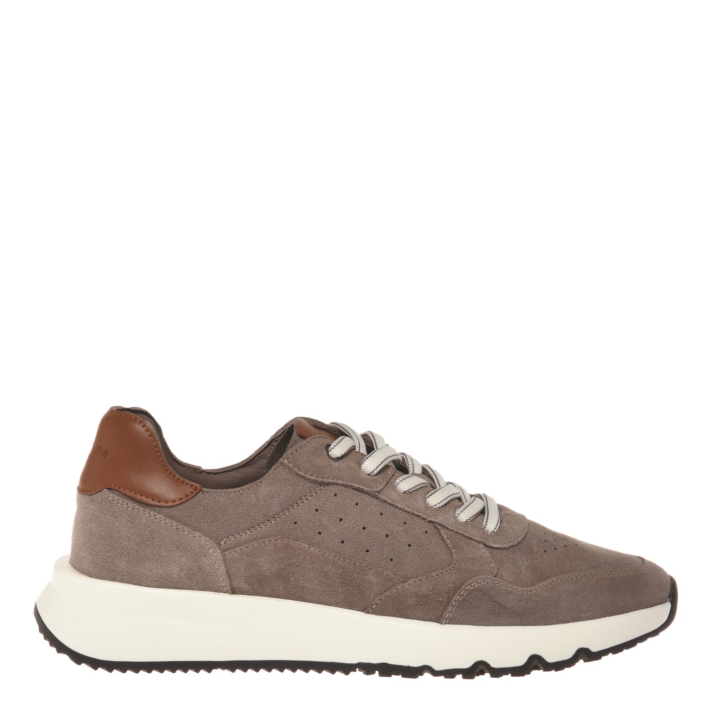 Taupe suede sneaker