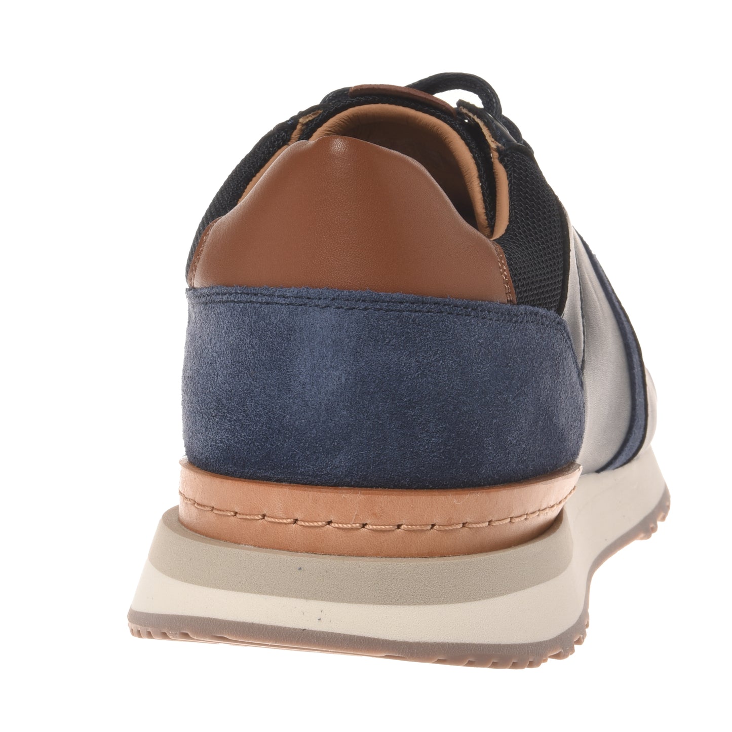 Blue leather sneaker