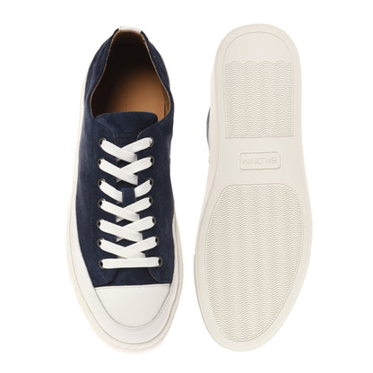 Blue suede sneaker