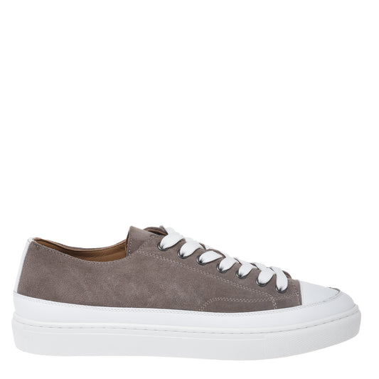 Taupe suede sneaker