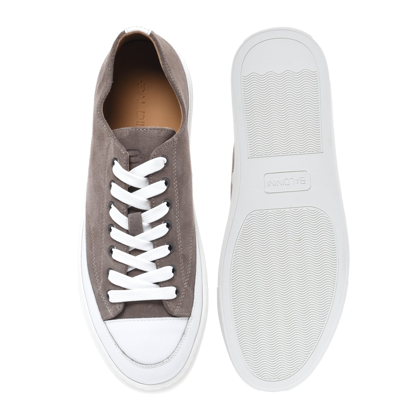 Taupe suede sneaker