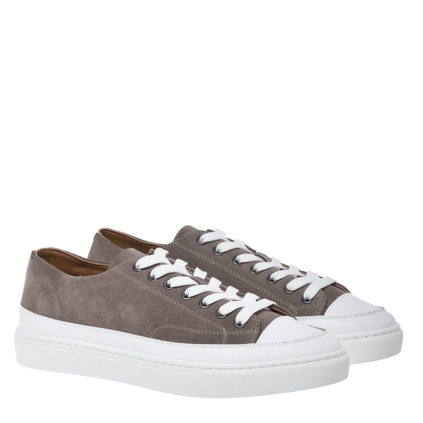 Taupe suede sneaker