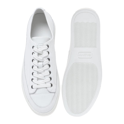 White leather sneaker